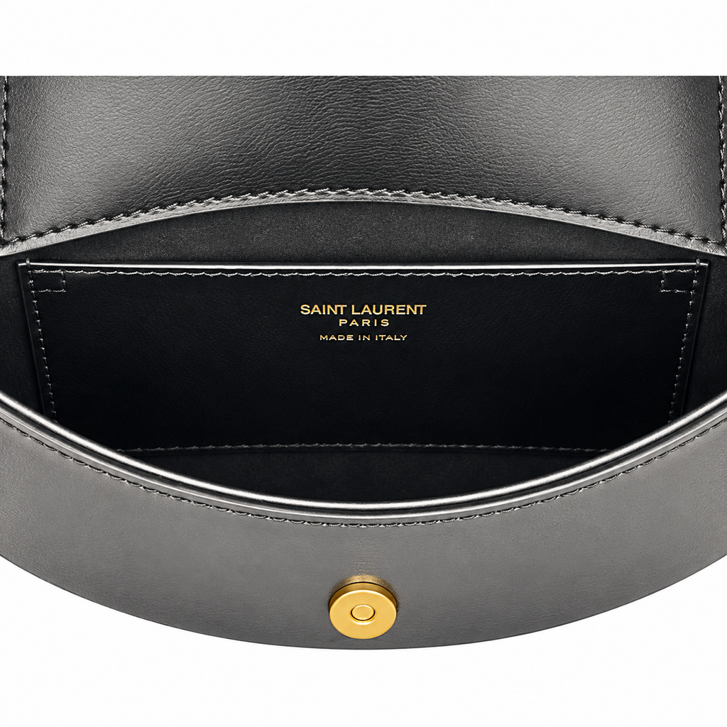 Saint Laurent YSL Voltaire Shoulder Bag – Black Leather