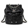 Chanel Quilted CC Backpack 26×22×16cm